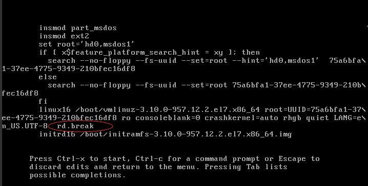 图片[2]-忘记linux root密码,强制修改linux root密码